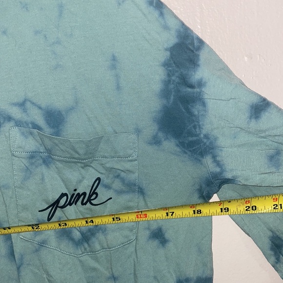 🐆PINK Blue tie-dye long sleeved top! - Picture 3 of 8